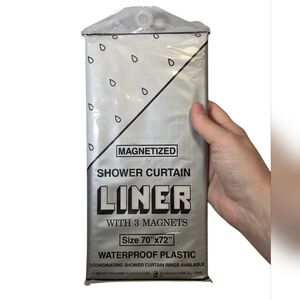 Vintage 1996 Better Home Magnetized Shower Curtain Liner New In Package